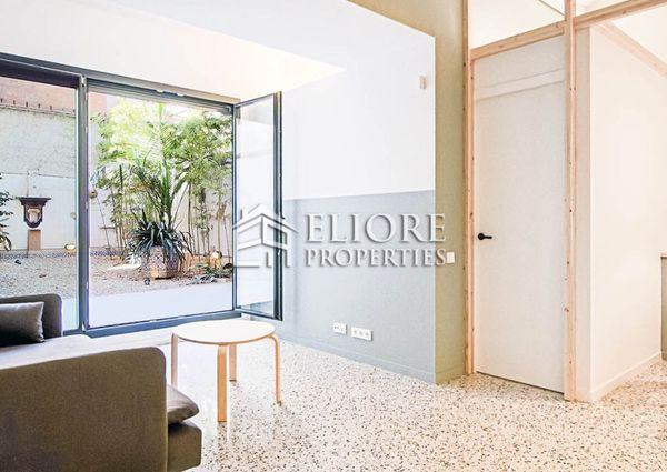 Tu jardin privado de 65m2 en un piso renovado en el Clot
