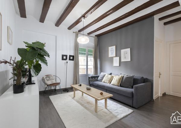 Bright and sunny apartment, only one street from the Barcelona port