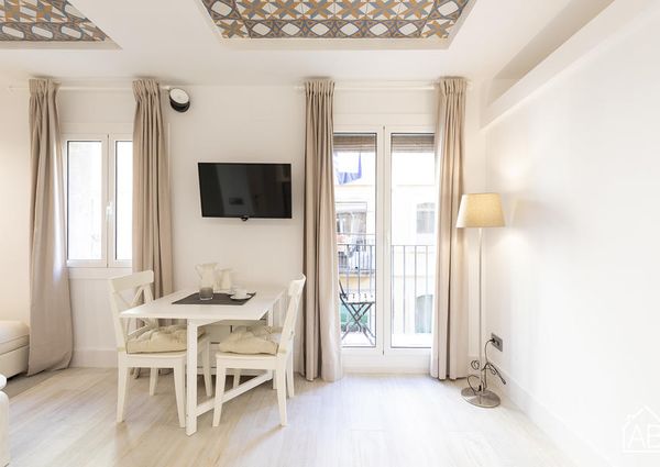Lovely One-Bedroom Apartment With Balcony Just Two Minutes from Beach