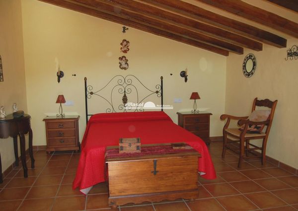 Three Bedroom Cortijo For Rent Situated In The Frigiliana Countryside For Winter Rental