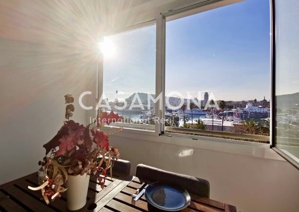 Modern apartment in Barceloneta with sea-views, Elevator and a Private Terrace