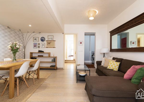 Stunning One-Bedroom Apartment with Private Terrace in Heart of Gracia Neighbourhood