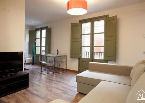 Gothic Quarter Apartment with a Balcony