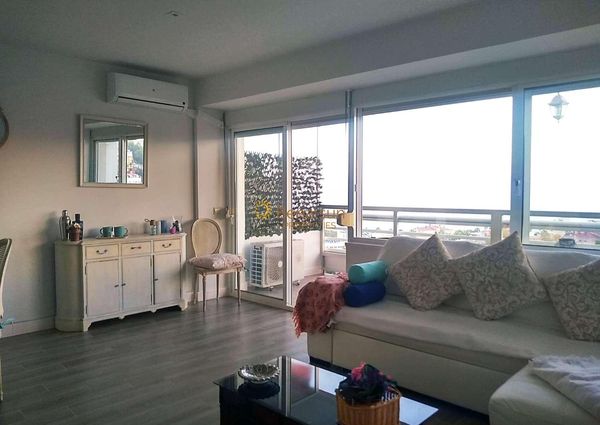 For rent from 1/1/2023-30/6/2023 nice Penthouse with sea views near La Carihuela (Torremolinos)