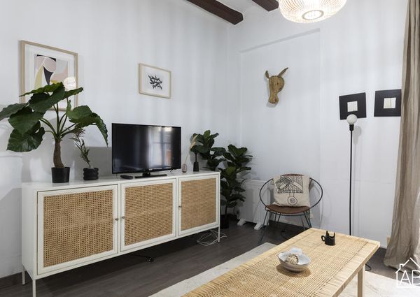 Bright and sunny apartment, only one street from the Barcelona port
