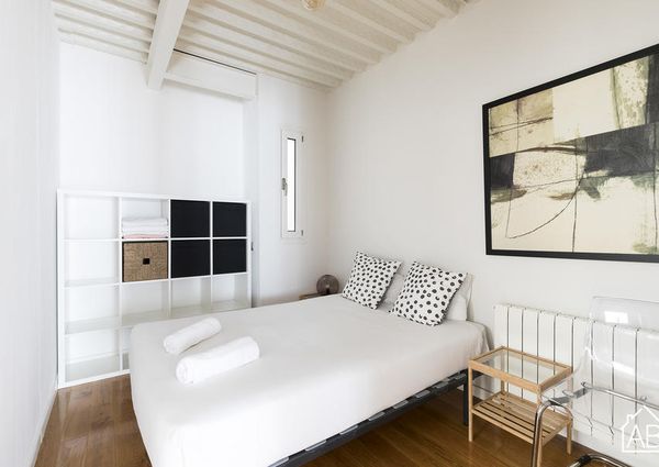 Modern, loft-style apartment in the Barceloneta area