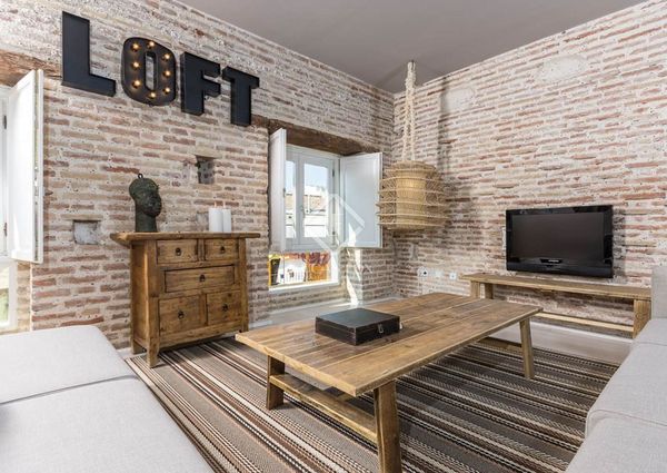 Wonderful duplex penthouse for rent, located on the top floor of a classic building in the iconic Barrio de El Carmen.