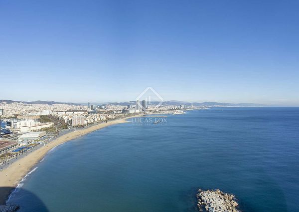 Amazing suite with private terrace, parking and sea views for rent in Barceloneta, Barcelona
