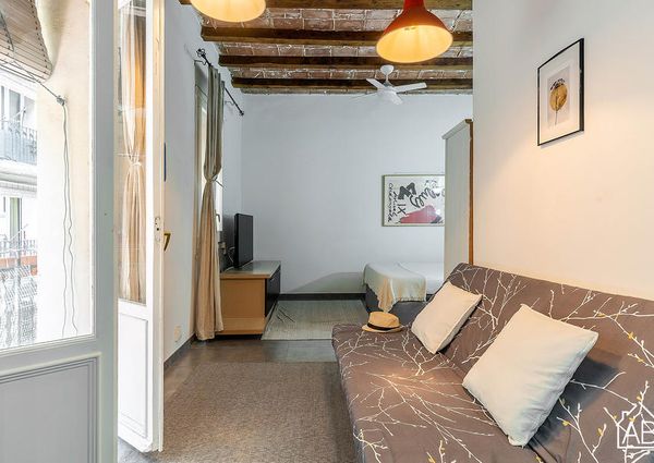 A loft-style apartment just steps from the marina and the beach