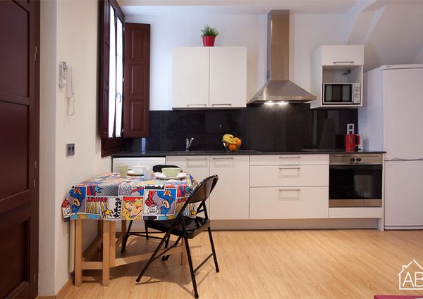 Fantastic Barcelona apartment for four people in sunny Barceloneta