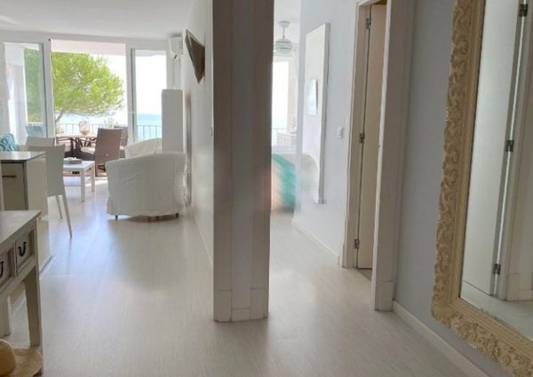 Two bedroom sea view apartment in camp de mar for rent