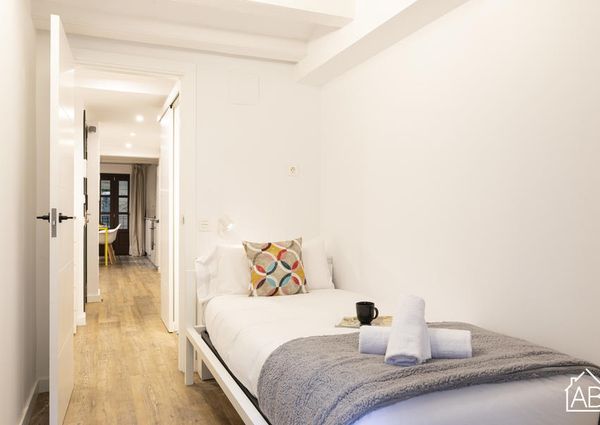 Recently refurbished two-bedroom apartment in Eixample with balcony