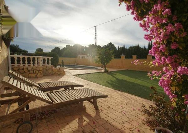 Detached Villa Long Term Rental In Alfaz Del Pi