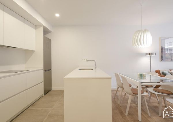 2 Bedroom Apartment with Private Terrace and Communal Pool, besides Badalona Port