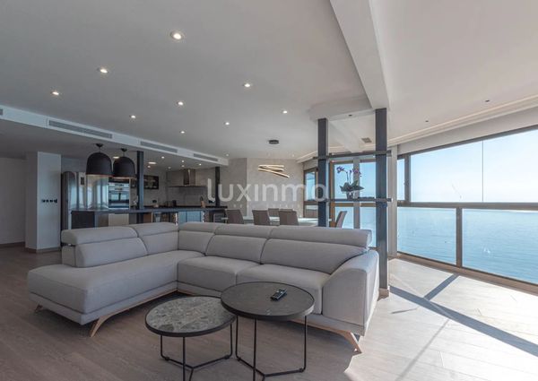 Penthouse for long term rental with open sea view in Calpe