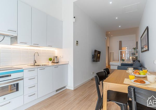 Lovely Barceloneta Beach Apartment with a Communal Terrace