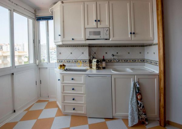 HALF SEASON STUDIO FOR RENT FROM 15/10/23 - 31/03/24 IN BENALMÁDENA IN 2ND LINE OF BEACH.-