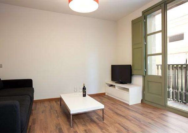Gothic Quarter Apartment with a Balcony
