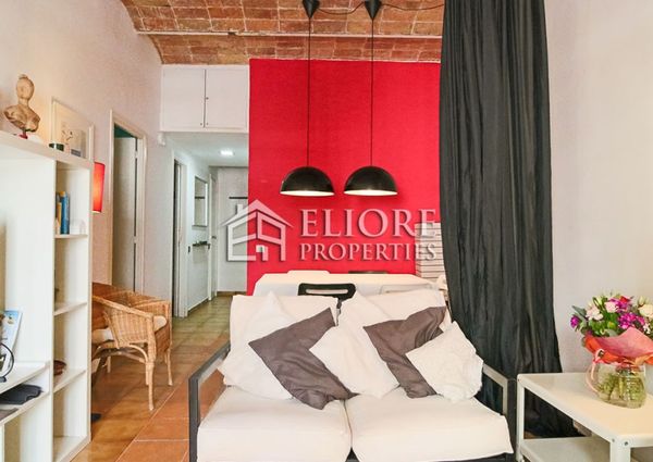 Bright, furnished and fully equipped in the best area of Poblenou