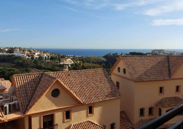 For rent from now until 30/6/2023 nice apartment with sea views in Benalmadena.