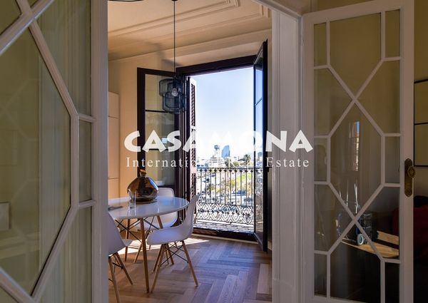 Stylish Apartment in Barceloneta with Views of Port Vell (PALAU)