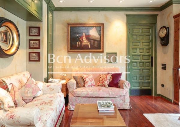 Stately luxury apartment for rent with terraces in Pedralbes