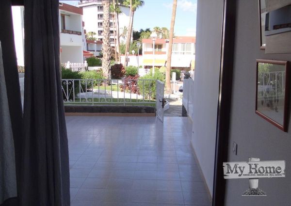 Renovated two bedroom duplex style bungalow in second line of Playa del Inglés beach.