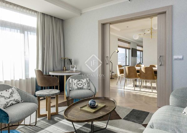 Luxury 2-bedroom presidential suite with views for rent in Diagonal Mar, Barcelona