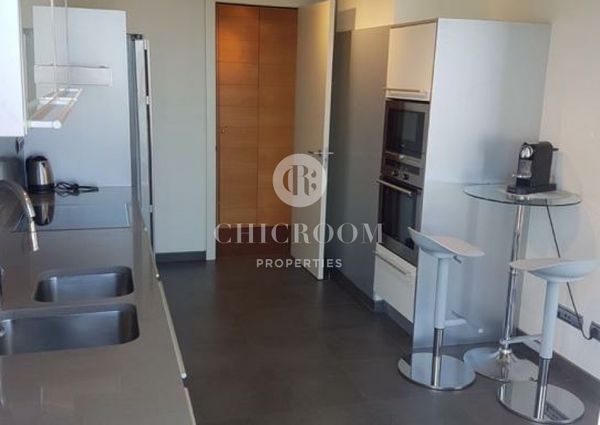Luxury duplex penthouse with pool for rent in Barcelona