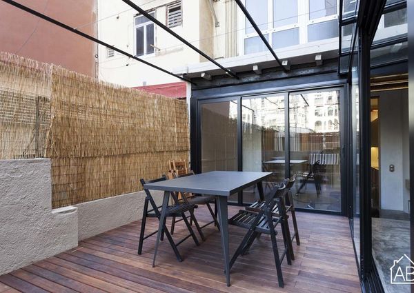 Modern apartment for 6 people with large outdoor terrace