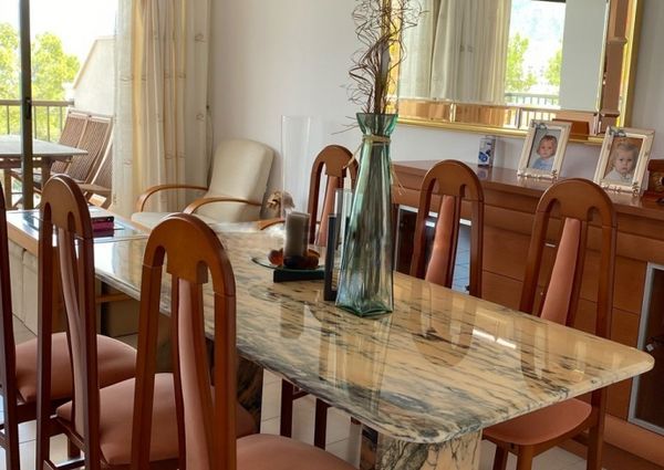 Three bedroom sea view apartment in cala Vinyas for rent