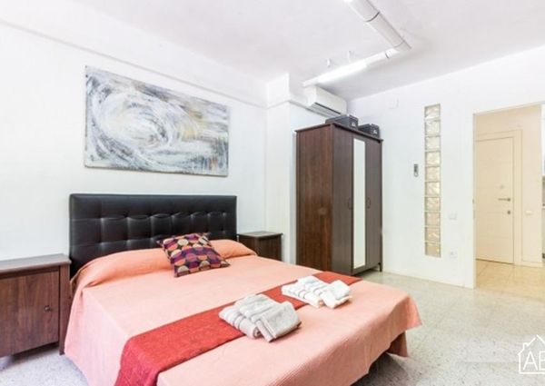 Spacious one bedroom apartment near the Sagrada Familia