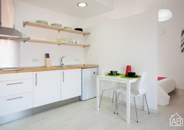 Cheerful studio apartment in Barceloneta located close to the beach