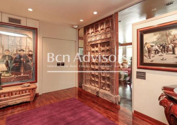 Stately luxury apartment for rent with terraces in Pedralbes