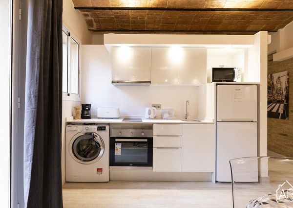 Beautifully refurbished one bedroom apartment found next to Barceloneta Beach