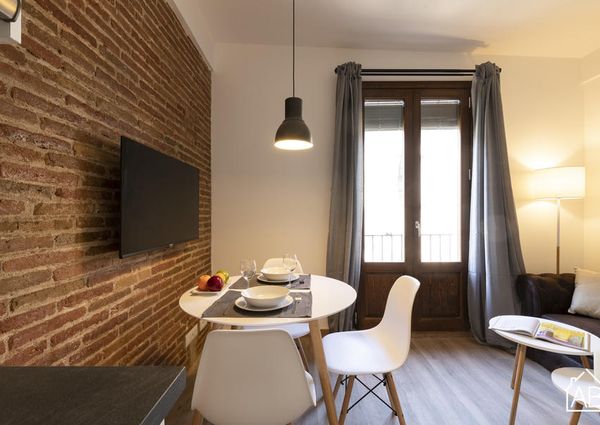 Fully renovated two bedroom apartment in the centre of Barcelona