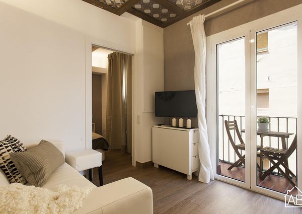 Stylish apartment for 3 people on Barceloneta beach